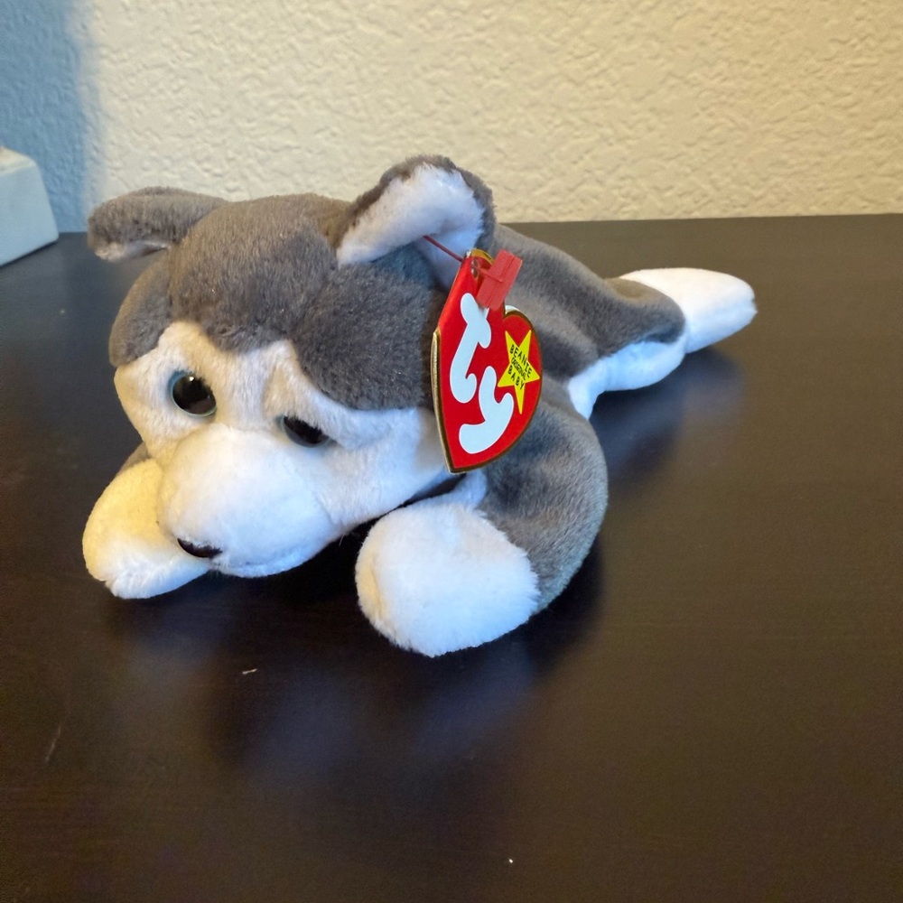 TY Beanie Baby Husky Plush - Nanook